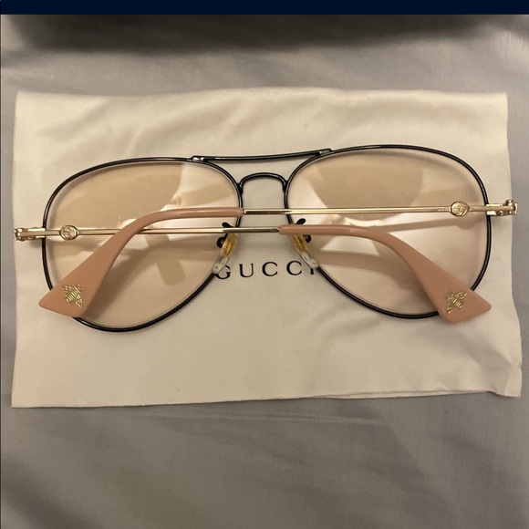 Gucci Peach Aviators *Authentic* - Picture 2 of 7